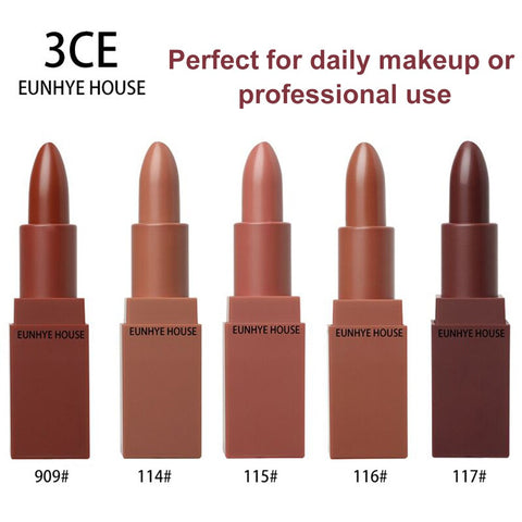 3CE Eunhye House Lips Make up Matte Lipstick Moisturizing Lasting Easy Use Lip Balm Hot Colors Lip Tint Makeup Lipsticks