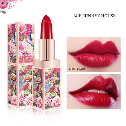 3ce Eunhye House 6pcs/lot Chinese style lipstick matte lipsticks set moisturizing non-stick cup high quality lipkit lipgloss