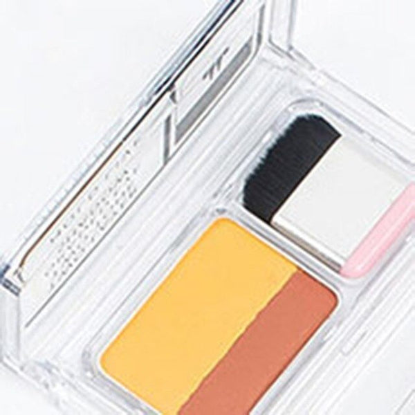 2 Colors Eye Shadow Palette Double Gradient Eye Shadow Disc 3 Seconds Charming Eye Makeup Cosmetics With Brush