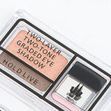 2 Colors Eye Shadow Palette Double Gradient Eye Shadow Disc 3 Seconds Charming Eye Makeup Cosmetics With Brush