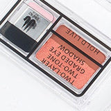 2 Colors Eye Shadow Palette Double Gradient Eye Shadow Disc 3 Seconds Charming Eye Makeup Cosmetics With Brush