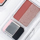 2 Colors Eye Shadow Palette Double Gradient Eye Shadow Disc 3 Seconds Charming Eye Makeup Cosmetics With Brush