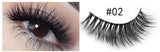 Sexy curly Mink Hair False Eyelashes 3D Natural/Thick Long Eye Lashes Wispy Eye Makeup Tools Faux Eye Lashes