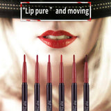 QIC Automatic Rotary Long-lasting Waterproof Lip Liner Pen Lipstick Pencil Natural Makeup Tools