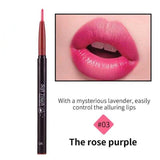 QIC Automatic Rotary Long-lasting Waterproof Lip Liner Pen Lipstick Pencil Natural Makeup Tools